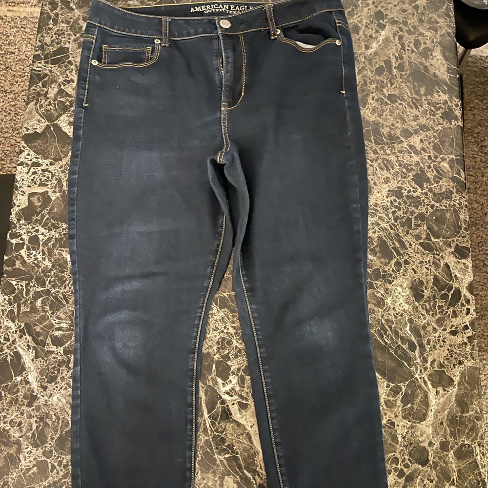 American Eagle Hi-Rise super stretch skinny jeans size 16 short